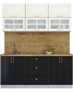 Кухонный гарнитур Интерлиния Мила Шато 1.8Б
