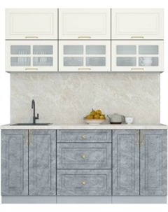 Кухонный гарнитур Интерлиния Мила Шато 1.8Б