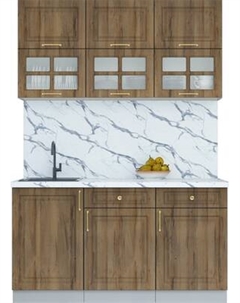 Кухонный гарнитур Интерлиния Мила Шато 1.5Б