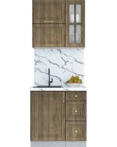 Кухонный гарнитур Интерлиния Мила Шато 0.8Б