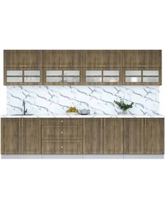 Кухонный гарнитур Интерлиния Мила Шато 3.2А