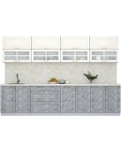 Кухонный гарнитур Интерлиния Мила Шато 3.2А