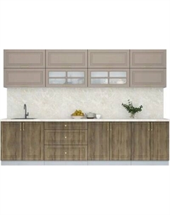 Кухонный гарнитур Интерлиния Мила Шато 3.1А