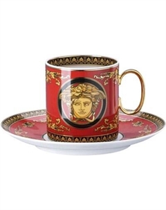 Чашка с блюдцем Versace Medusa / 19335-409605-14740