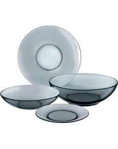 Набор тарелок Appetite Basilico Grey 19BGREY