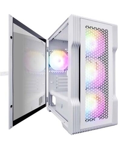 Корпус для компьютера Trilobite T3-WH-4F1-W 1stplayer