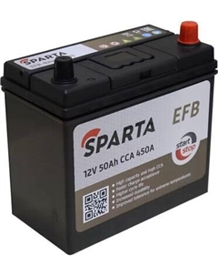Автомобильный аккумулятор Asia EFB-B24L Евро Sparta