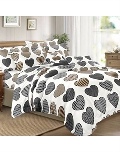 Комплект постельного белья Alleri Эко Сатин 2сп / СС-542