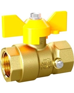 Шаровой кран Pride 44.15.В-В.2М.Б GAS Ду 15 М20 Ру 16 / LD 44.350.15.2.20 Ld