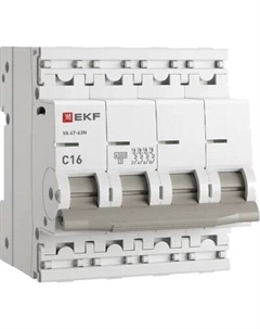 Выключатель автоматический PROxima ВА 47-63N / M634416C Ekf