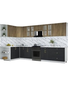 Кухонный гарнитур Интерлиния Мила Шато 1.7x3.5 LV