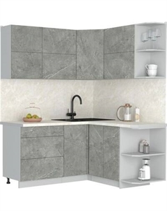 Кухонный гарнитур Интерлиния Мила Матте 1.5x1.7 А PR