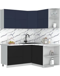 Кухонный гарнитур Интерлиния Мила Матте 1.5x1.7 А PR