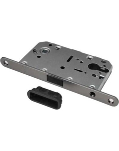 Замок врезной Ренц INLBM 5085 PL MBN с пластиковой ответной планкой