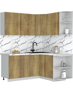 Кухонный гарнитур Интерлиния Мила Матте 1.5x1.8 А PR