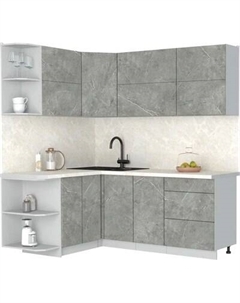 Кухонный гарнитур Интерлиния Мила Матте 1.5x2.0 А