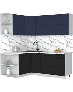 Кухонный гарнитур Интерлиния Мила Матте 1.5x2.0 А