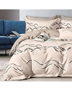 Комплект постельного белья Alleri Сатин Premium 1.5сп / СП-293