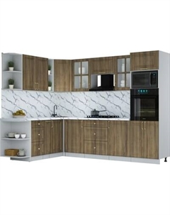 Кухонный гарнитур Интерлиния Мила Шато 1.88x2.8 ВТ LV