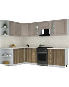 Кухонный гарнитур Интерлиния Мила Шато 1.7x2.7 LV