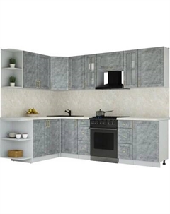 Кухонный гарнитур Интерлиния Мила Шато 1.7x2.7 LV