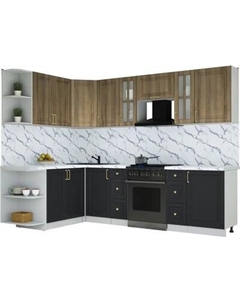 Кухонный гарнитур Интерлиния Мила Шато 1.7x2.7 LV