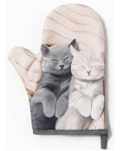 Рукавица-прихватка Доляна Котики / 10425128