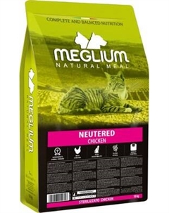 Сухой корм для кошек Cat Adult Neutered Chicken / MGS1210 Meglium
