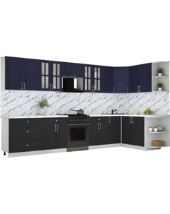 Кухонный гарнитур Интерлиния Мила Шато 1.7x3.6 PR