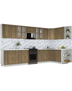 Кухонный гарнитур Интерлиния Мила Шато 1.7x3.6 PR