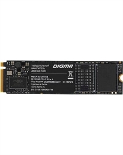 SSD диск Digma Mega M2 M.2 2280 256GB DGSM3256GM23T