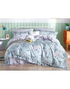 Комплект постельного белья Евро Оливковая коллекция. Простыня на резинке УУ 6780 Реноме