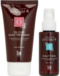 Набор косметики для волос System 4 Программа №10 для стимуляции роста волос мини System 4