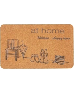 Коврик грязезащитный ComeForte Велюр Уютный дом 40x60 Comeforte