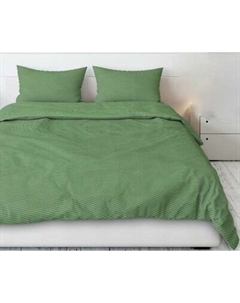 Комплект постельного белья Бояртекс Креп-Жатка №17-0220 Трава Евро-стандарт