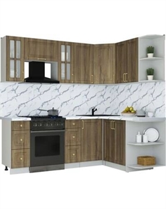 Кухонный гарнитур Интерлиния Мила Шато 1.5x2.2 PR