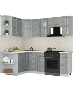 Кухонный гарнитур Интерлиния Мила Шато 1.5x2.2 LV