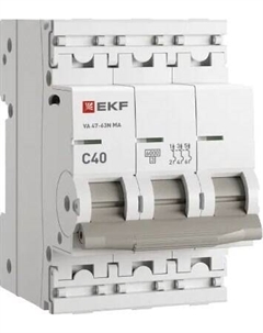 Выключатель автоматический EKF PROxima ВА 47-63N MA / M63MA6340C Ekf