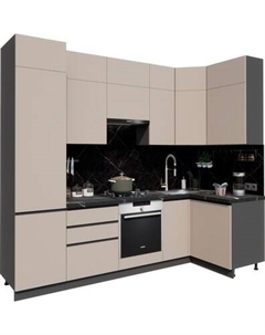 Кухонный гарнитур ВерсоМебель Эко Премиум 1.2x2.7 правая Версомебель