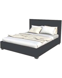 Двуспальная кровать Elmax Альба 200x200 с ПМ Газ-лифт Континентальная рама