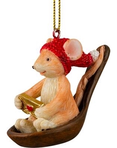 Елочная игрушка Erich Krause Decor. Мышонок в ложке / 62452 Erich krause