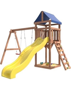 Игровой комплекс National Tree Company Классик с качелями лодочка IgroWoods / ДКП-1 National tree company