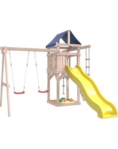 Игровой комплекс National Tree Company С качелями лодочка IgroWoods для улицы и дачи / ДНП-1 National tree company