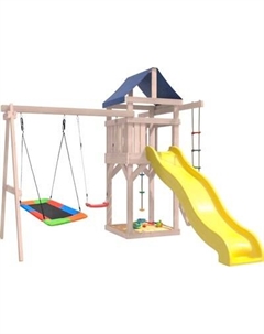 Игровой комплекс National Tree Company С качелями лодочка и прямоугольным гнездом Лодка IgroWoods/ДНП-9 National tree company