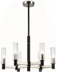 Люстра Ambrella LH55501/6 SN/BK/CL