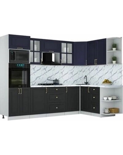 Кухонный гарнитур Интерлиния Мила Шато 1.68x2.8 ВТ PR