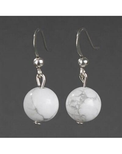 Серьги Wolves Элитный Кахолонг 40839 №1