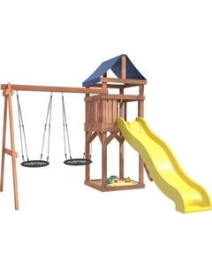 Игровой комплекс National Tree Company Классик с качелями гнездо 60см IgroWoods / ДКП-6 National tree company