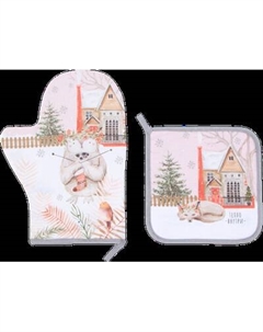 Набор прихваток Этель Звери в городе / 9618494