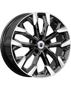 Литой диск K&K Морейн 17x6.5" 5x108мм DIA 63.35мм ET 50мм Алмаз черный K&k